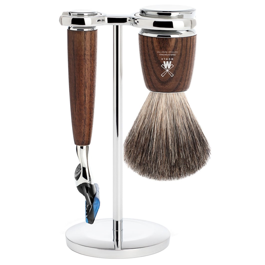 Muhle RYTMO 3-piece shaving set ash dark