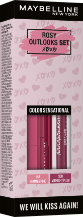 Maybelline New York Set Rosy Outlooks Color Sensational 148 + Color Sensational Lipliner 338, 1