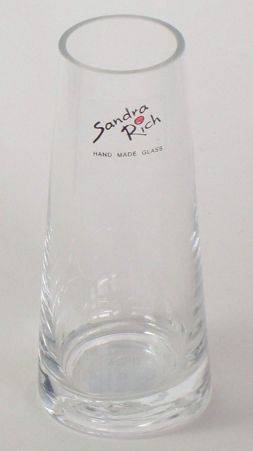Sandra Rich Glass Vase Solo Mini Clear, 12Cm