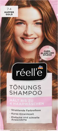 raelle Tinting shampoo Copper gold 7.4, 14 ml