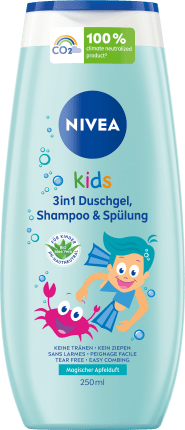 Children's Shower Gel & Shampoo & Conditioner 3in1 Apple fragrance, 250 ml