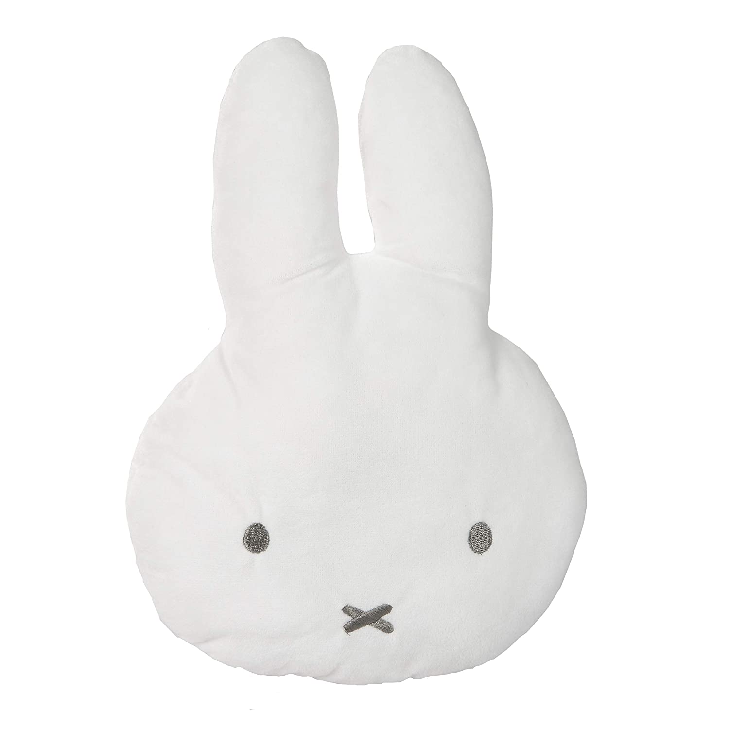 roba Miffy decorative cushion for baby and children\'s room, cuddly pillow, cuddly pillow, baby pillow made of baby-soft coral fleece