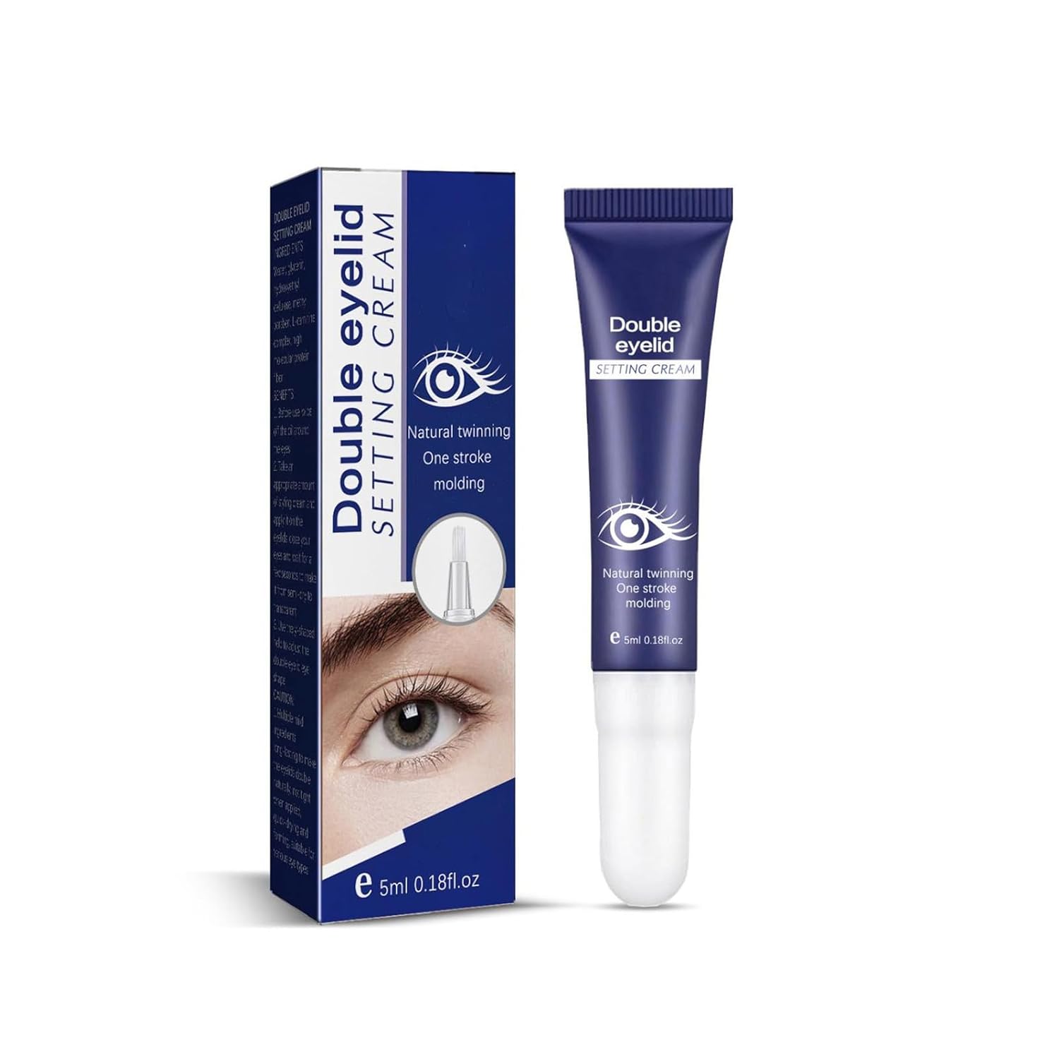 Double Eyelid Defining Cream, Eyelid Styling Cream, Eyelid Lift Cream for Enlarging Eyes, Eyelid Shaping Cream, Long Lasting and Waterproof, Lid Lifting Treatment, for Men and Women (1 Piece)