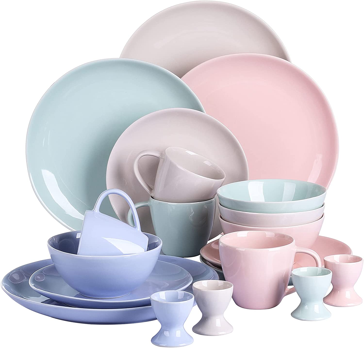 Vancasso Victoria Porcelain Pastel Tableware Set