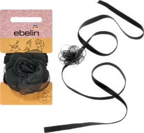 ebelin choker necklace rose, black, 1 pc