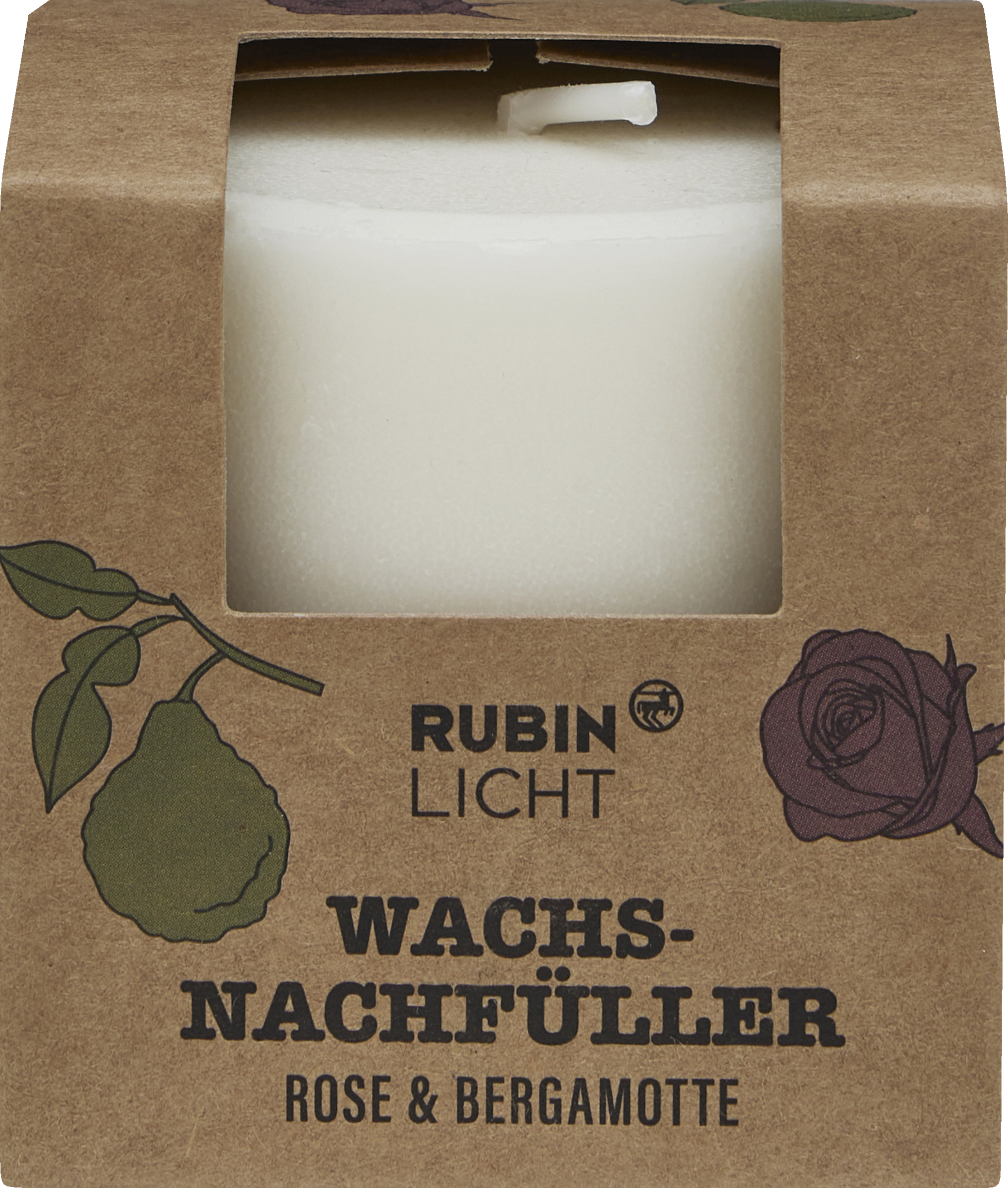 RUBIN LICHT Wax refill for grooved scented glass