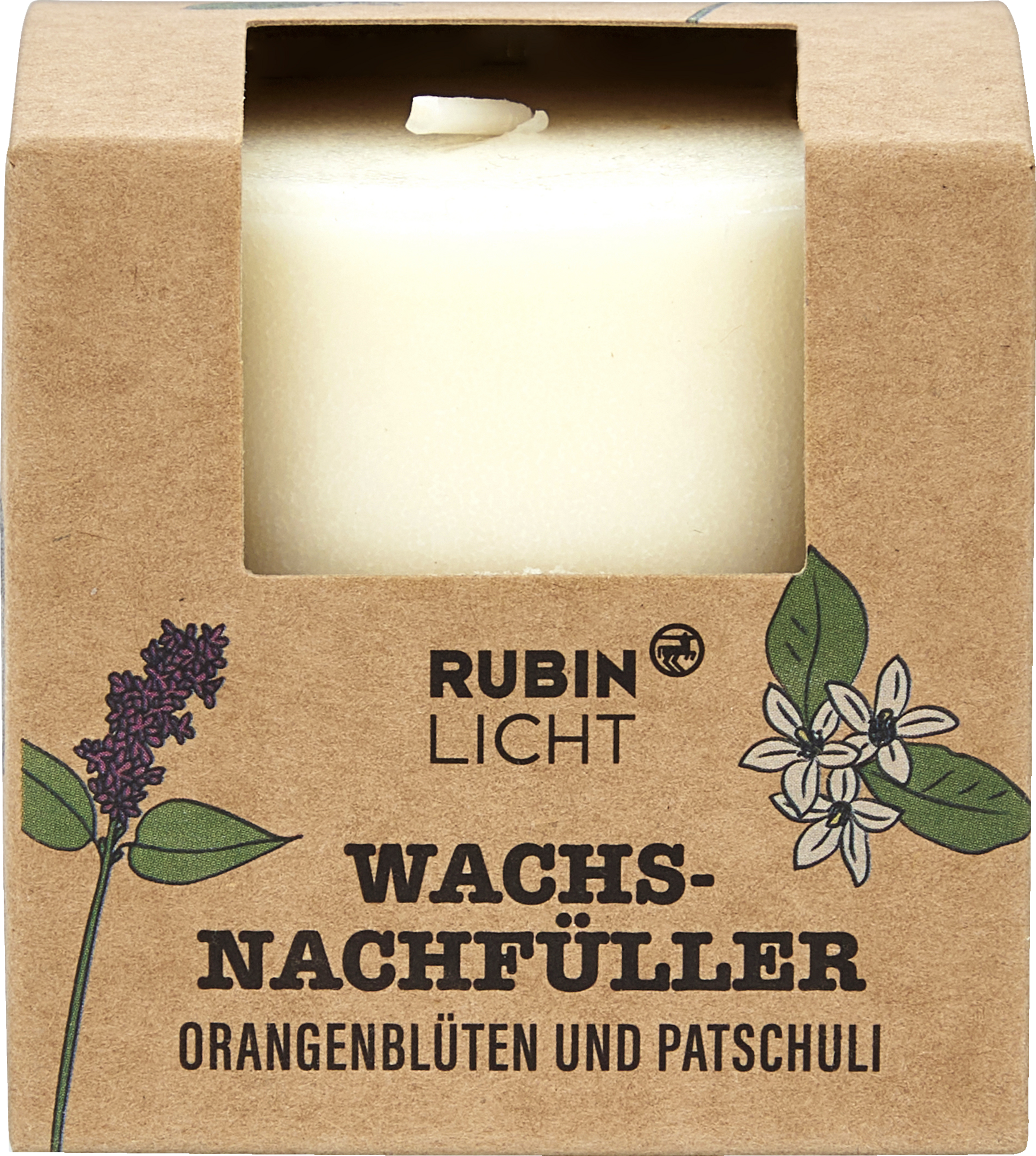 RUBIN LICHT Wax refill for grooved scented glass