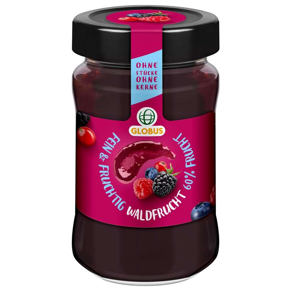 Wild berry jam, strained