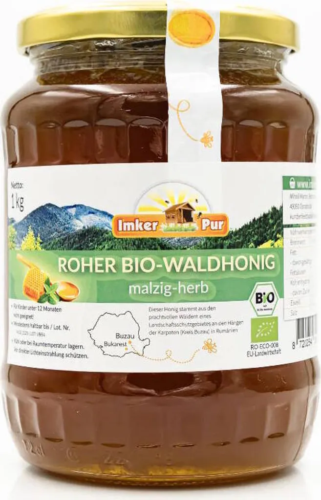 Waldhonig (roh) von ImkerPur, 1 kg