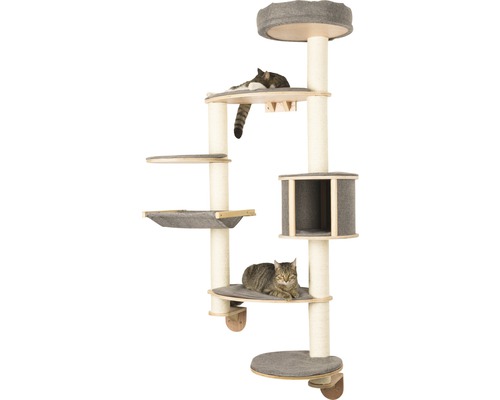 Wall scratching post Dolomite XL Tofana 115 x 60 x 185 cm gray