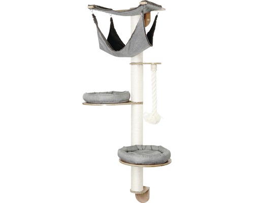 Wall scratching post KERBL Dolomit 2.0 Tofana 35x35x160 cm gray