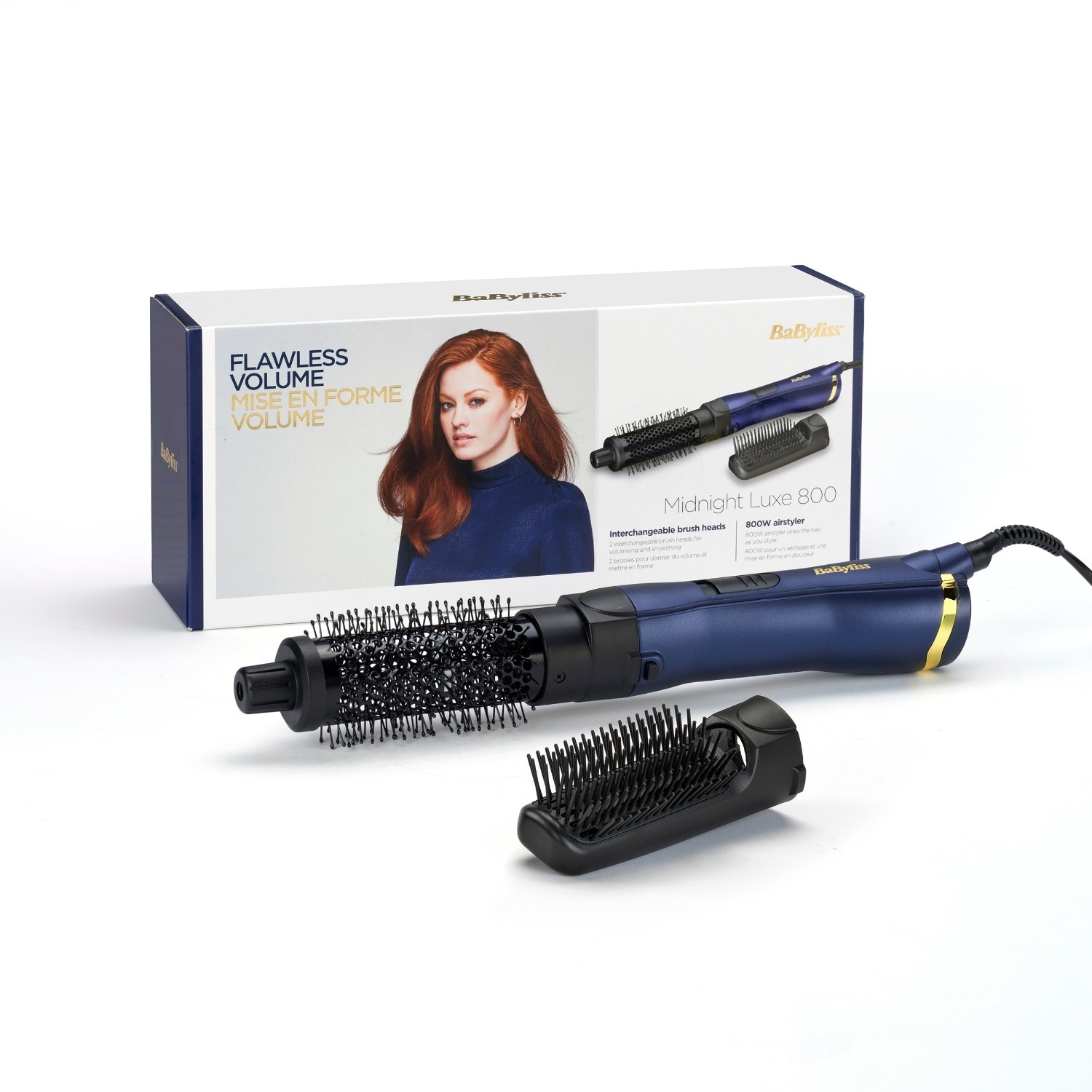 BaByliss Midnight Luxe 800 Hot Air Brush