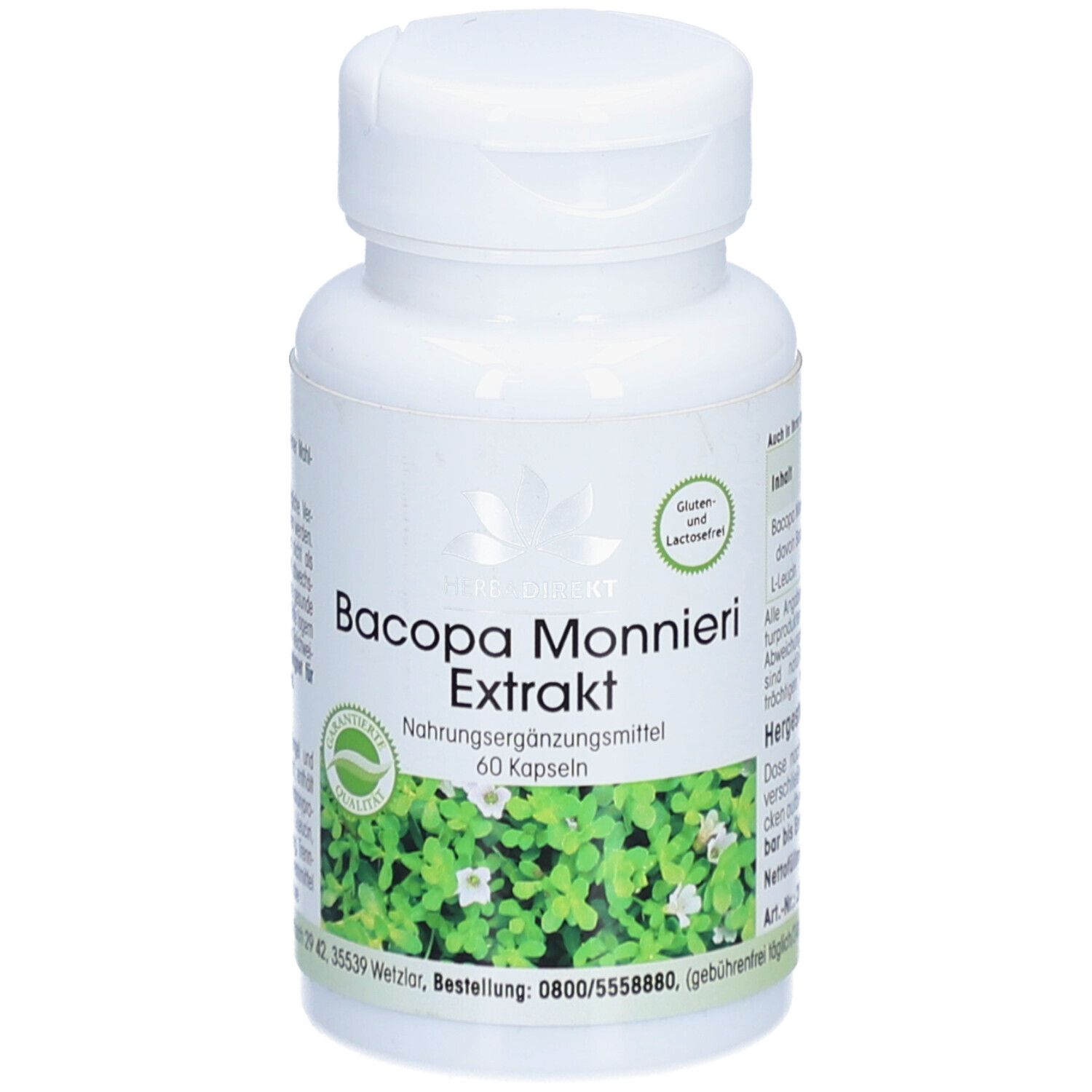Warnke Vitalstoffe Bacopa Monnieri Extract Capsules