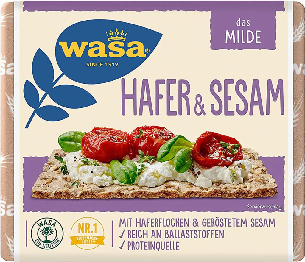 Wasa the Mild Oat and Sesame Rich in Fiber 230g