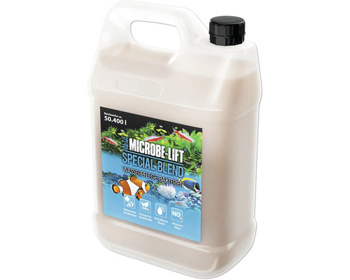 Water conditioner MICROBE-LIFT Special Blend water care bacteria crystal clear water, pollutant breakdown, reduces ammonium, nitrate and breaks down protein compounds from 3785 ml for fresh and sea water