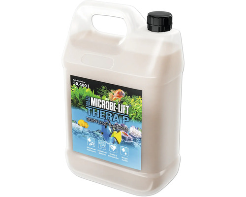 Water conditioner MICROBE-LIFT TheraP increases the growth and color of all creatures in the aquarium, increases health and supports the intestinal flora through probiotic bacteria 3785 ml for fresh and sea water