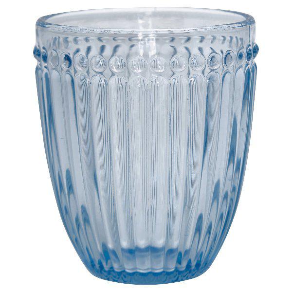 Water glass Alice Pale Blue from Greengate