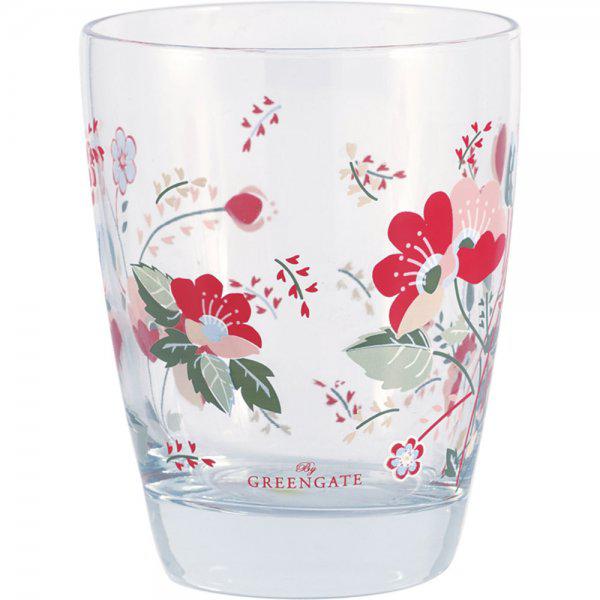 Water glass Mozy Pale Pink from Greengate
