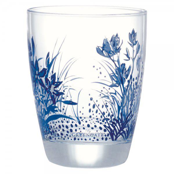 Water glass drinking glass Kristel Blue from Greengate