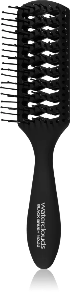 Waterclouds Black Brush No. 22 vent bristle brush for hair