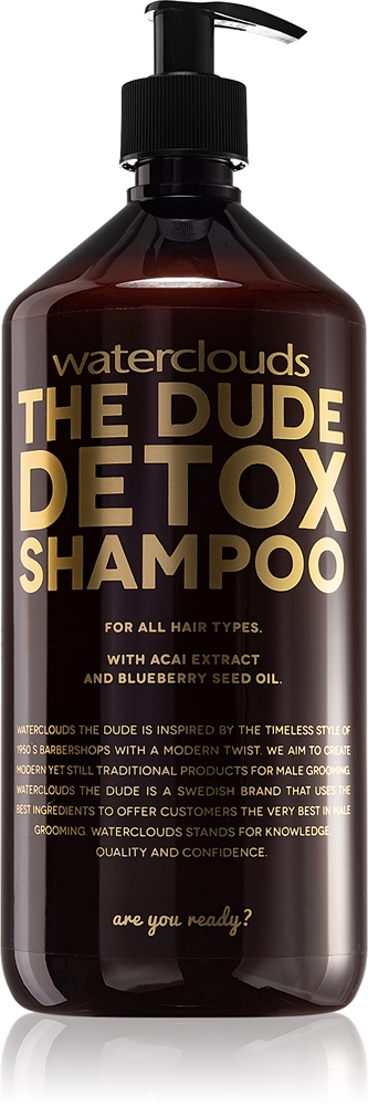 Waterclouds The Dude Detox Shampoo Detox shampoo for every day