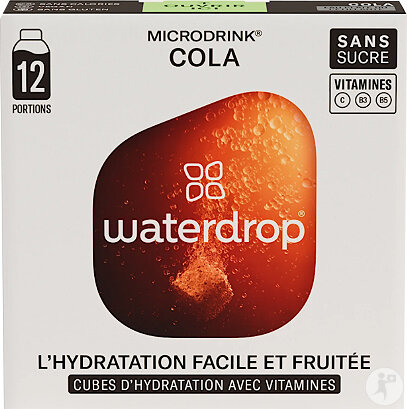 Waterdrop Microdrink Drinking Cubes Cola 12 pieces