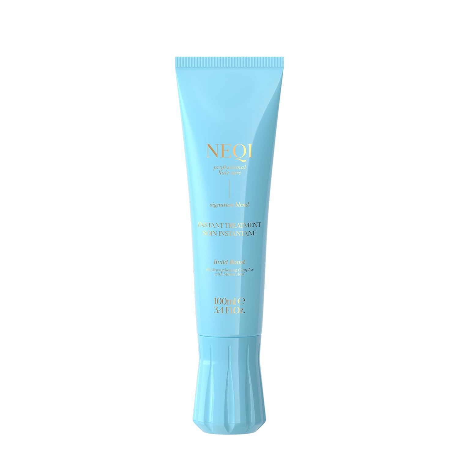 NEQI - Treatment Treasure Build Boost - Intensive Hair Treatment for Bleached & Damaged Hair - Strengthening Repair Complex with Maleic Acid - Moisturizing - Vegan & Sulphate Free - 100 ml