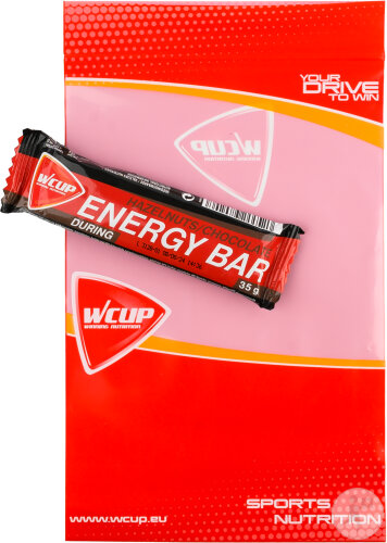Wcup Energy Bar Chocolate/Hazelnut 35g