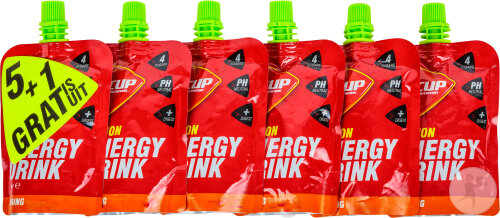 Wcup Energy Drink Lemon Gel 5x80g