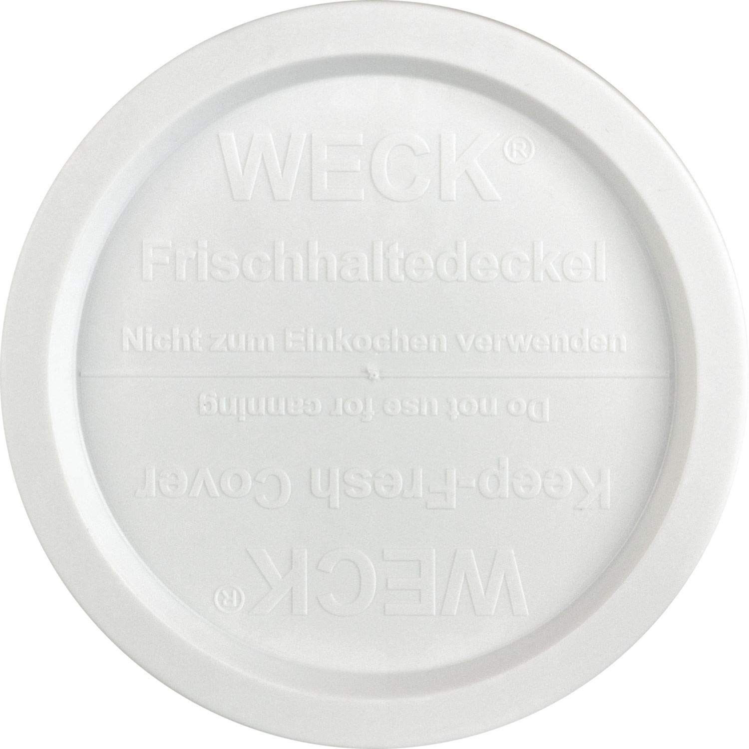 Weck Fresh Lid 100 mm 5 Pieces White