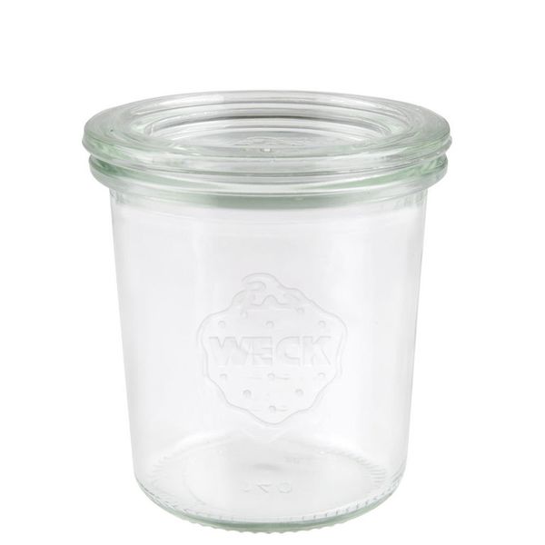 Weck Mini Tumble Glass With Glass Lid, Content: 140 Ml, H: 69 Mm, D: 60 Mm
