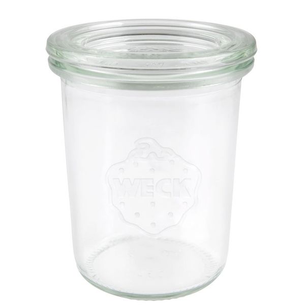 Weck Mini Tumble Glass With Glass Lid, Content: 160 Ml, H: 80 Mm, D: 60 Mm