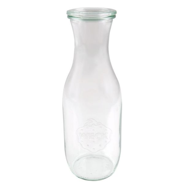 Weck Juice Bottle With Glass Lid, Content: 1062 Ml, H: 250 Mm, D: 60 Mm