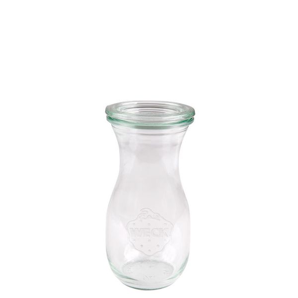 Weck Juice Bottle With Glass Lid, Content: 290 Ml, H: 140 Mm, D: 60 Mm