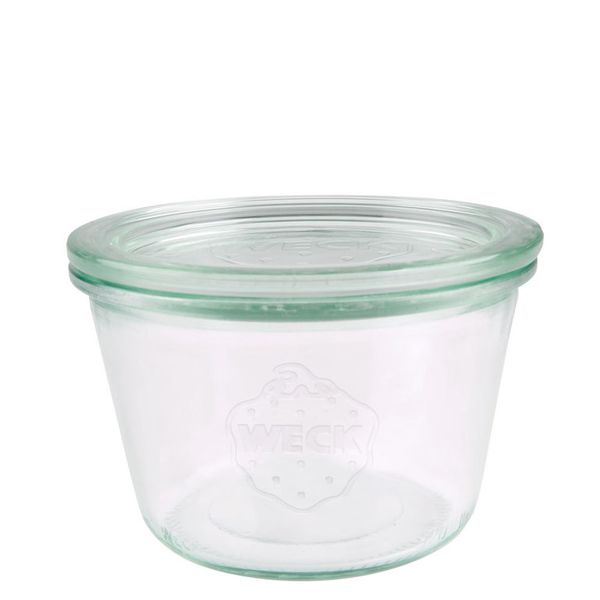 Weck Camber Glass With Glass Lid, Content: 370 Ml, H: 69 Mm, D: 100 Mm