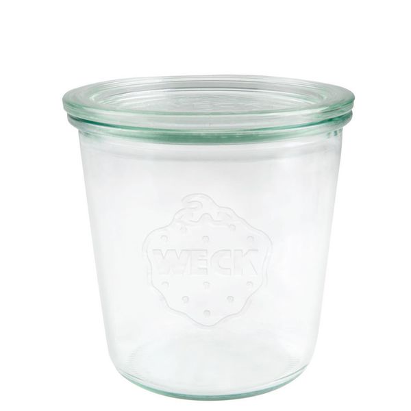 Weck Camber Glass With Glass Lid, Content: 580 Ml, H: 107 Mm, D: 100 Mm