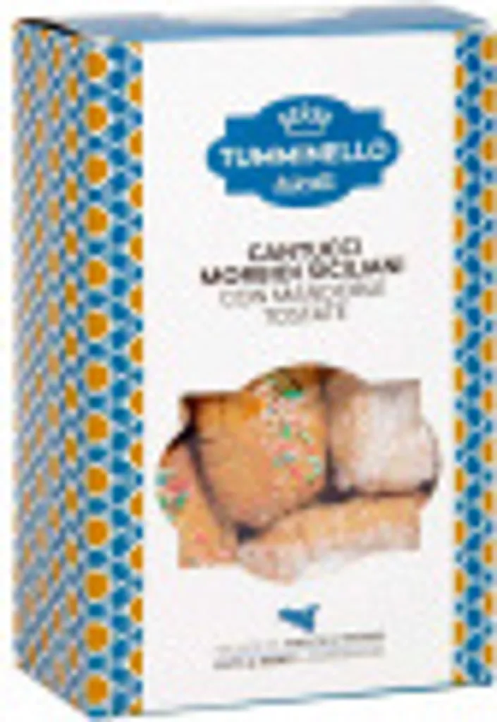 Soft Sicilian cantucci with roasted almonds 270 gr Biscotti Tumminello