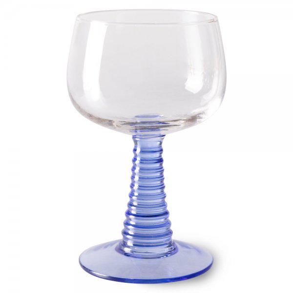 Wine glass blue (tall) from HKliving