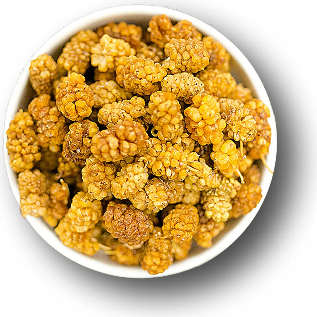 White mulberries untreated, 250g