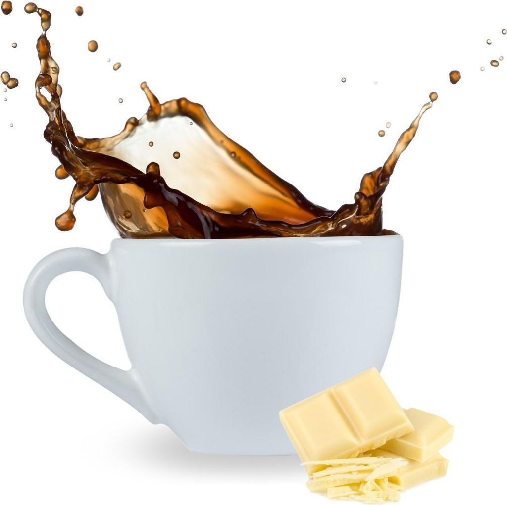 Weiße Schokolade Kaffee gemahlen Kaffeepulver 200 g