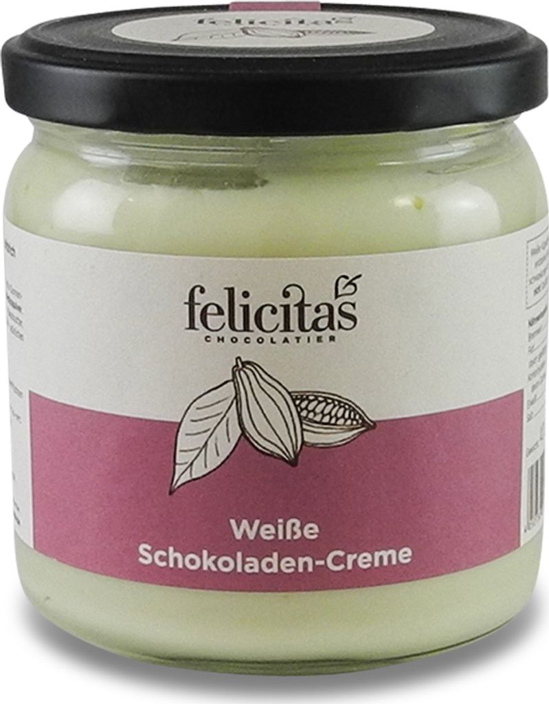 Weiße Schokoladen-Creme von der Confiserie Felicitas (400 g)