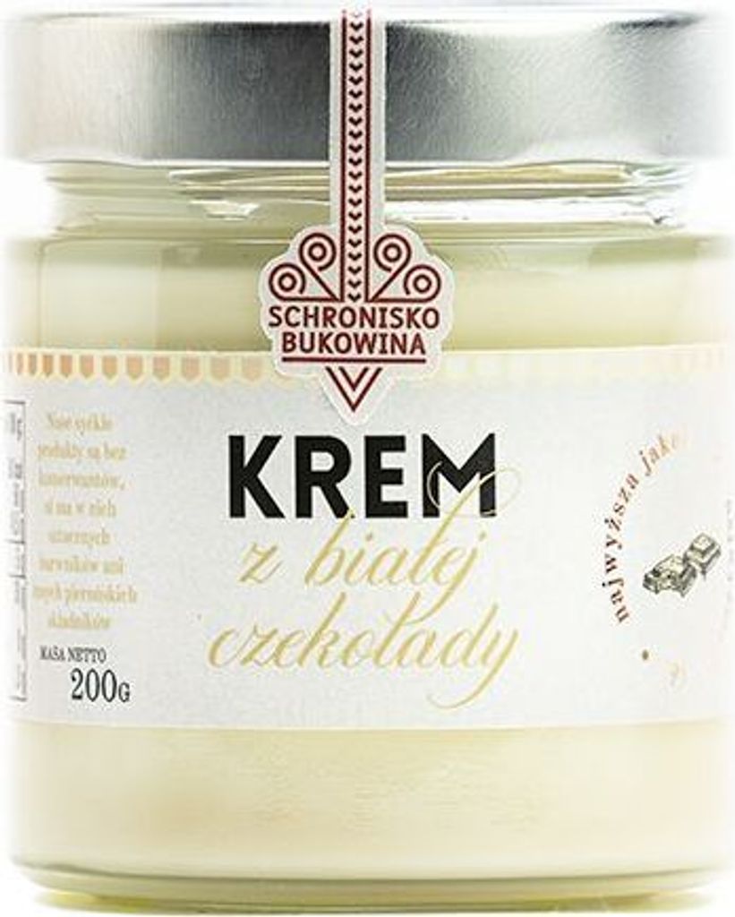Weiße Schokoladencreme 200g - Schronisko Bukowina