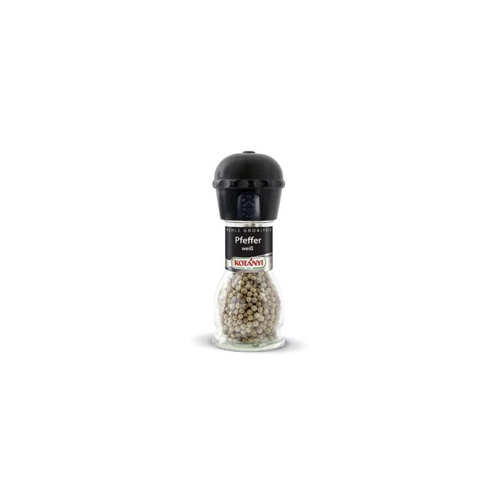 white pepper, mill