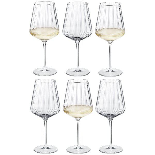 Bernadotte white wine glasses by Georg Jensen
