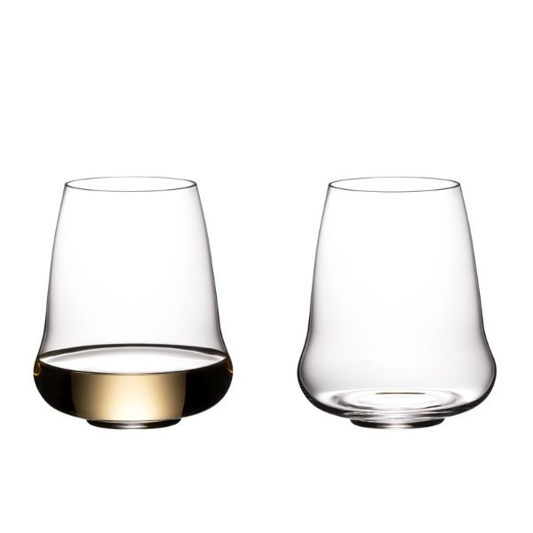 White wine glasses Stemless Wings Riedel