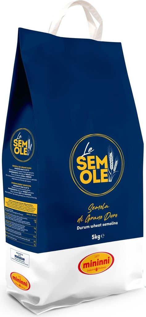 Wheat flour semolina di grano duro 5kg - Mininni