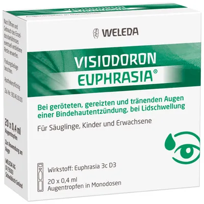 Weleda Visiodoron Euphrasia eye drops, 20x0.4 ml