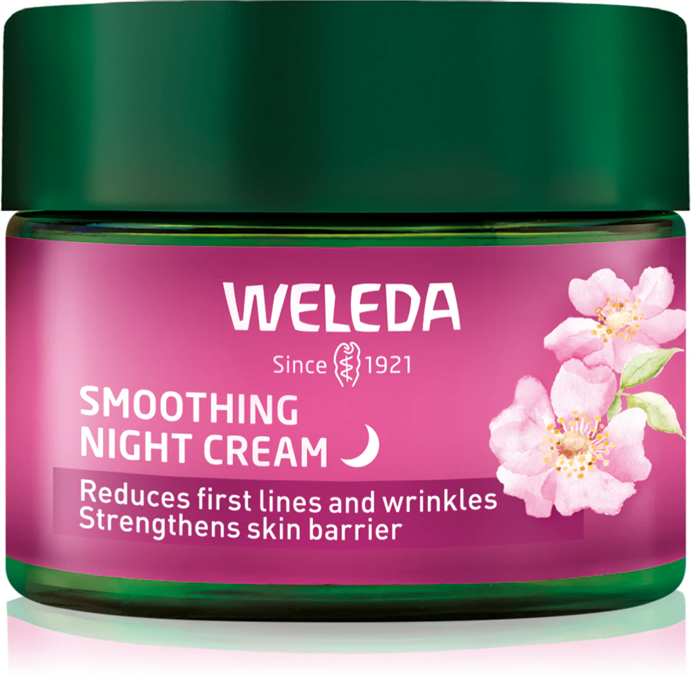 Weleda Wild Rose & White Tea brightening cream for the night