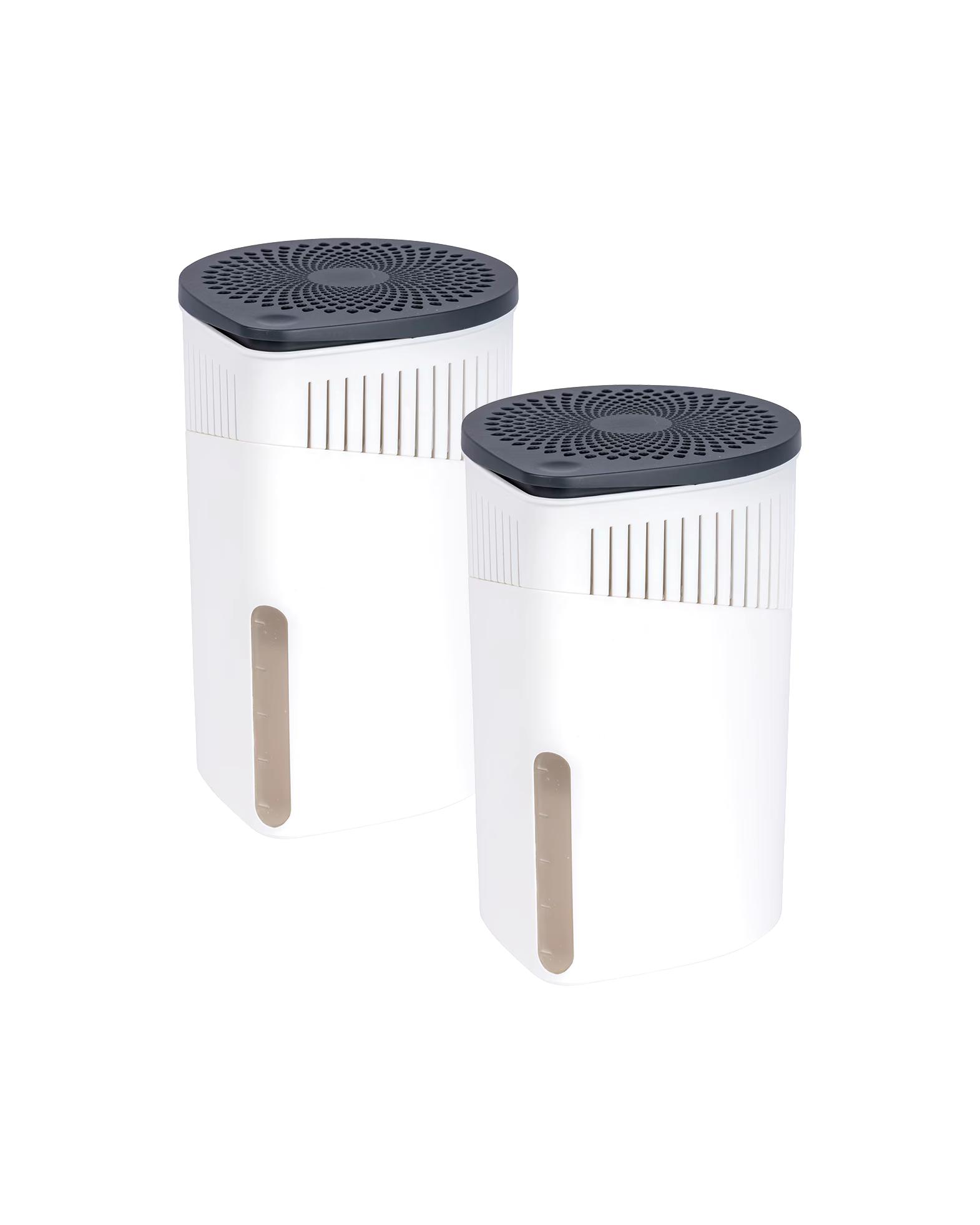 WENKO Decoration Room Dehumidifier Drop White 1000 g Set of 2