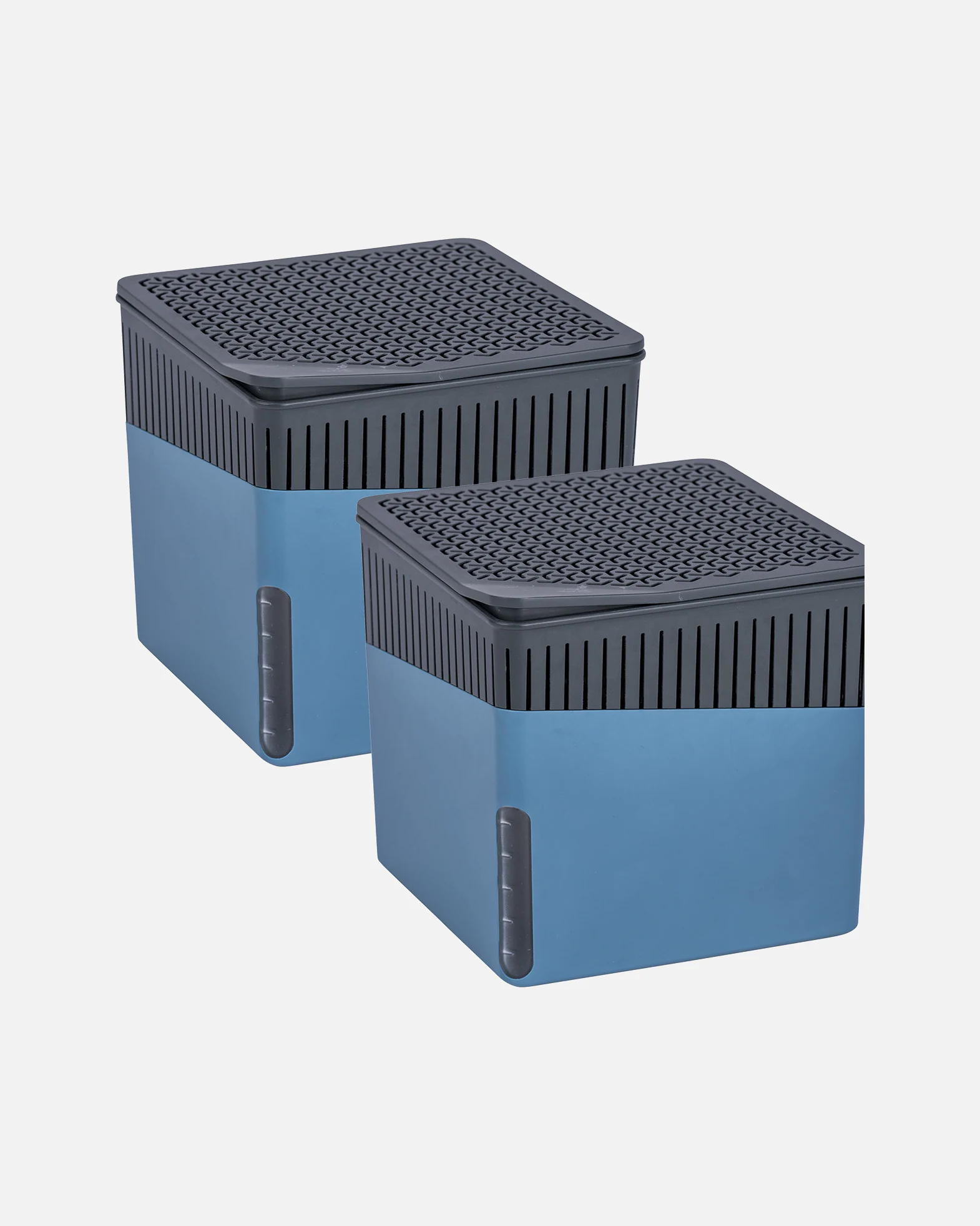 WENKO Decoration Room Dehumidifier Mod. Cube, Blue, 500 g, Set of 2